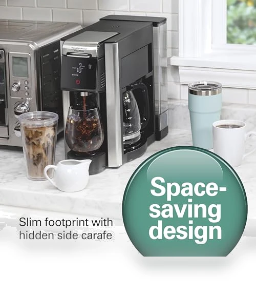 FlexBrew Advanced 5-in-1 Programmable Coffee Maker — Coffee & Espresso Combos, Hamilton Beach