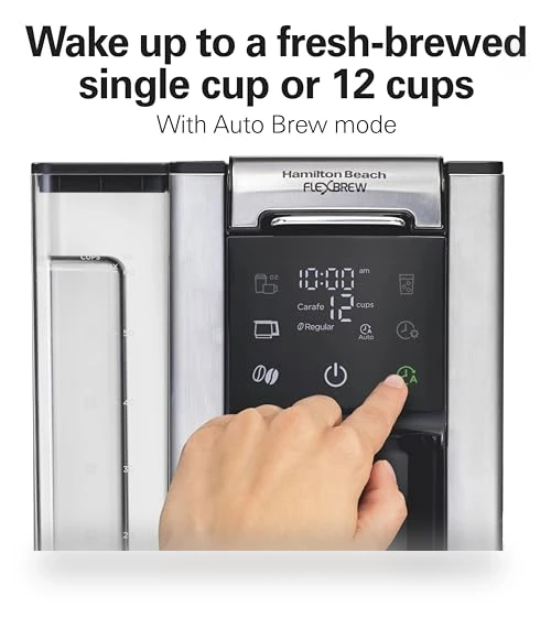 FlexBrew Advanced 5-in-1 Programmable Coffee Maker — Coffee & Espresso Combos, Hamilton Beach