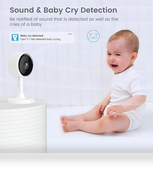 Indoor Security Camera with Night Vision, 2K Resolution, Motion Detection — Security Cameras, लिटोकैम