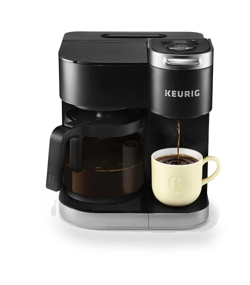 Single Serve & Carafe Coffee Maker, Multiple Brew Sizes, Programmable Auto Brew — Single-Cup Coffee Makers, Keurig