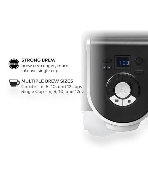 Single Serve & Carafe Coffee Maker, Multiple Brew Sizes, Programmable Auto Brew — Single-Cup Coffee Makers, Keurig