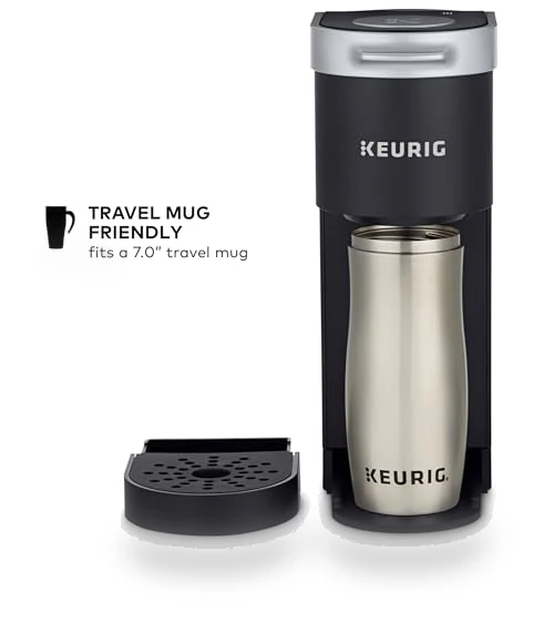 Single Serve K-Cup Pod Coffee Maker, 6 to 12oz Brew size, with Cord Storage, Perfect for Small Spaces — Single-Cup Coffee Makers, Keurig
