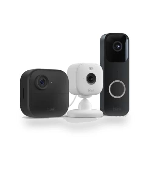 Whole Home Security Bundle – Outdoor & Indoor Cameras, Video Doorbell — Smart Home Security, Blink