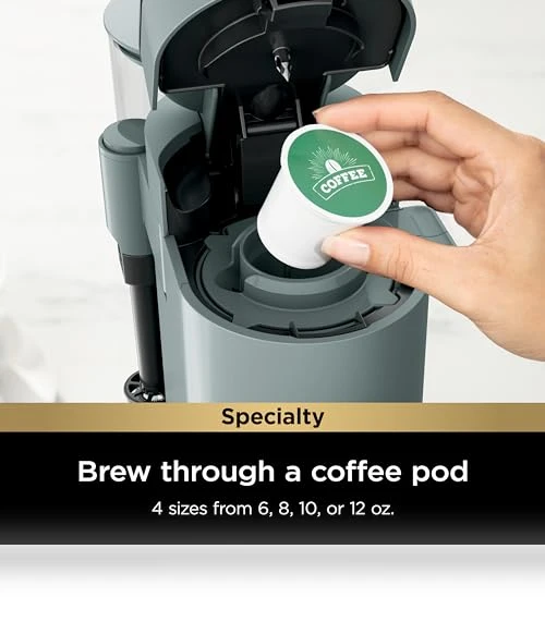 Specialty Single-Serve Coffee Maker with Built-In Milk Frother, K-Cup Pod Compatible — Single-Cup Coffee Makers, Ninja