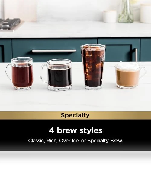 Specialty Single-Serve Coffee Maker with Built-In Milk Frother, K-Cup Pod Compatible — Single-Cup Coffee Makers, Ninja
