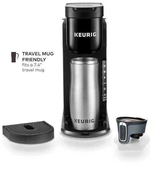 Single Serve K-Cup Pod Coffee Maker, 3 Brew Sizes, Strong Button Feature, 42oz Removable Reservoir — Single-Cup Coffee Makers, Keurig