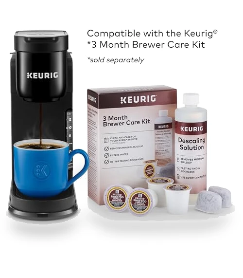 Single Serve K-Cup Pod Coffee Maker, 3 Brew Sizes, Strong Button Feature, 42oz Removable Reservoir — Single-Cup Coffee Makers, Keurig