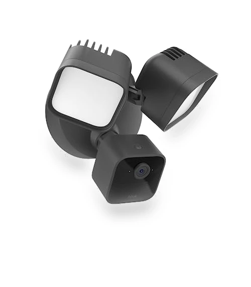 Wired Floodlight Camera - Smart security camera with 2600 lumens, HD live view, motion detection, built-in siren — Smart Home Security, Blink