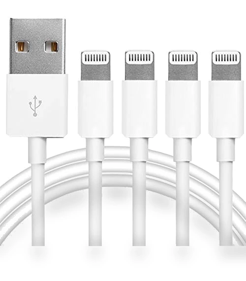 4Pack Apple MFi Certified Lightning to USB Charging Cable — Lightning, MAILESI