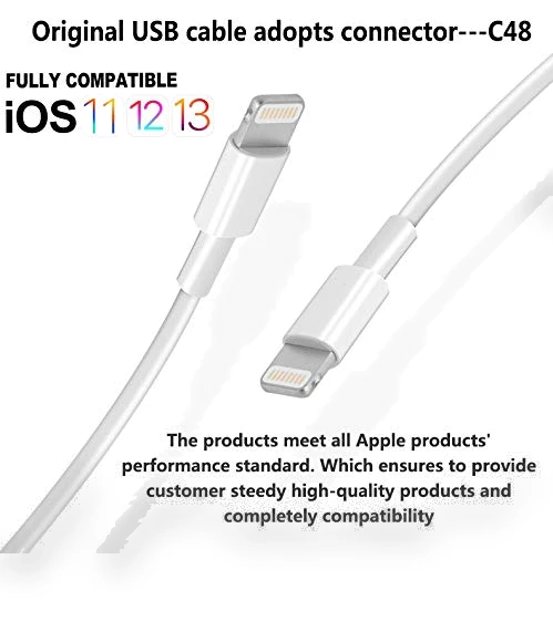 4Pack Apple MFi Certified Lightning to USB Charging Cable — Lightning, MAILESI