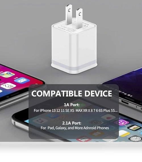 Dual Port USB Wall Charger 3-Pack — Charging Solutions, LUOATIP