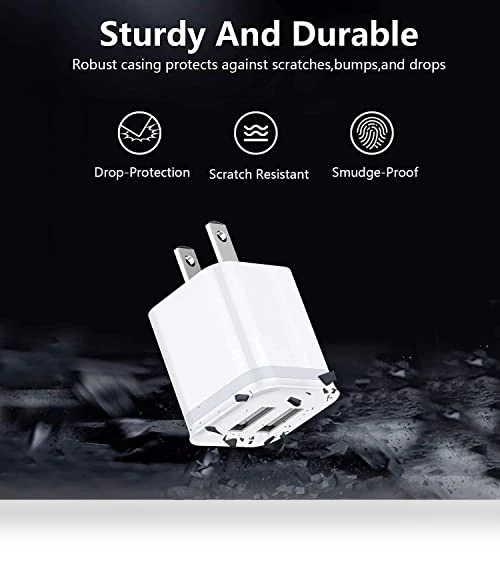 Dual Port USB Wall Charger 3-Pack — Charging Solutions, LUOATIP