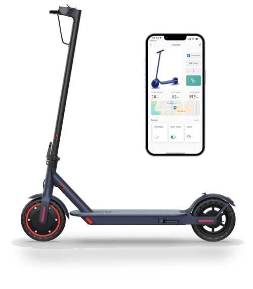 Folding Electric Scooter for Adults with Dual Suspension and APP Control — Electric Vehicles, MAXSHOT
