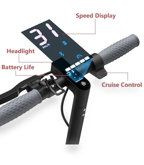 Folding Electric Scooter for Adults with Dual Suspension and APP Control — Electric Vehicles, MAXSHOT
