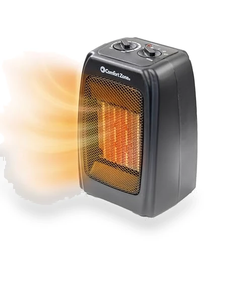 Personal Energy Save Ceramic Heater - 1500W Portable with Adjustable Thermostat — Portable Heating Solutions, Comfort Zone