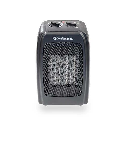 Personal Energy Save Ceramic Heater - 1500W Portable with Adjustable Thermostat — Portable Heating Solutions, Comfort Zone