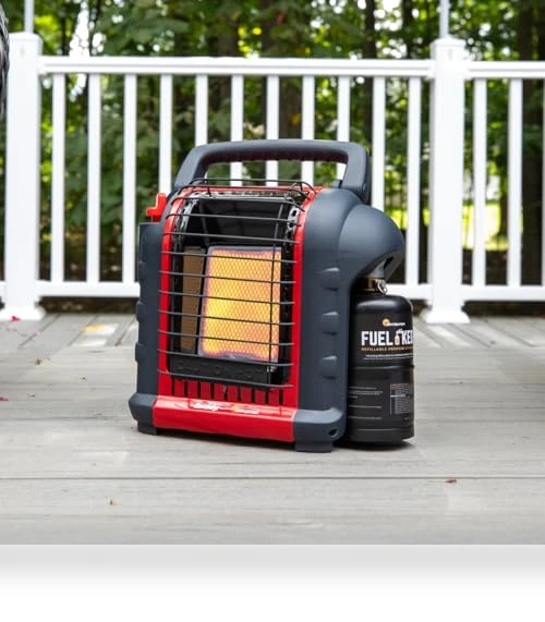 Portable Buddy Heater 4,000-9,000 BTU Indoor-Safe Propane Radiant Heater — Portable Propane Heaters, Mr. Heater
