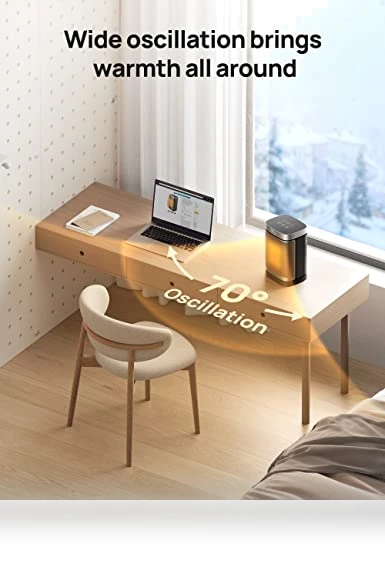 Portable Electric Space Heater with Remote, 1500W PTC Ceramic Heater — Portable Heating Solutions, Dreo