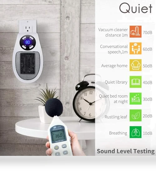 Portable Electric Space Heater with Adjustable Thermostat — Portable Heating Solutions, Brightown