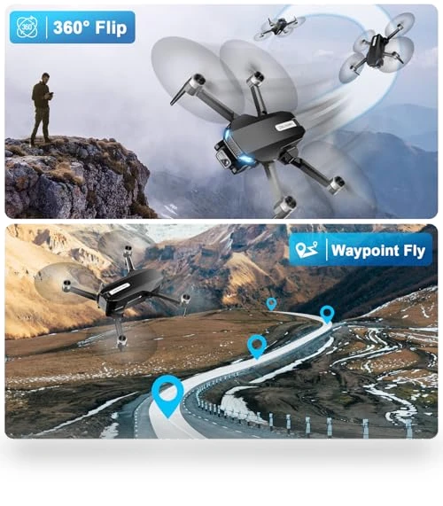 2K HD FPV Drone with Brushless Motor, Foldable Mini Drones for Kids and Beginners — Drones & UAV Technology, BLINORY