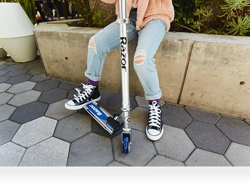 Kick Scooter for Kids - Lightweight, Foldable, Adjustable Handlebars — Push Scooters, Razor