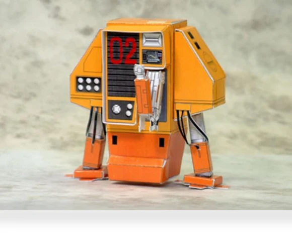 Silent Running Robot Drone DIY Handcraft Paper Model Kit — Paper Craft, NZPOST