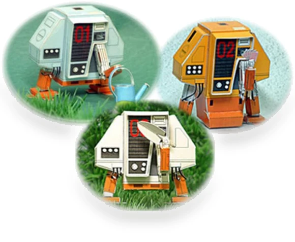 Silent Running Robot Drone DIY Handcraft Paper Model Kit — Paper Craft, NZPOST