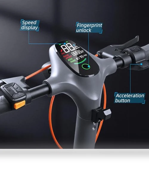 1200W Electric Scooter for Adults with 50 Miles Range & 31 mph Speed — Electric Self-Balancing Scooters, CUNFON