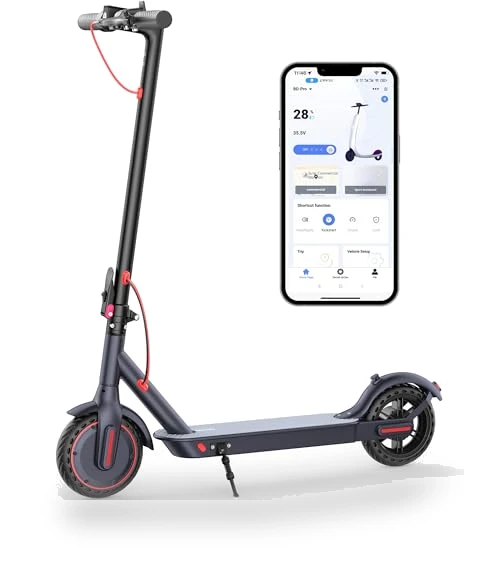 Electric Scooter for Adults with 350W Motor, 281Wh Battery, 8.5" Tires, Up to 22 Miles Range — Electric Vehicles, Qlaway