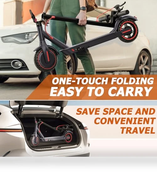 Electric Scooter for Adults with 350W Motor, 281Wh Battery, 8.5" Tires, Up to 22 Miles Range — Electric Vehicles, Qlaway