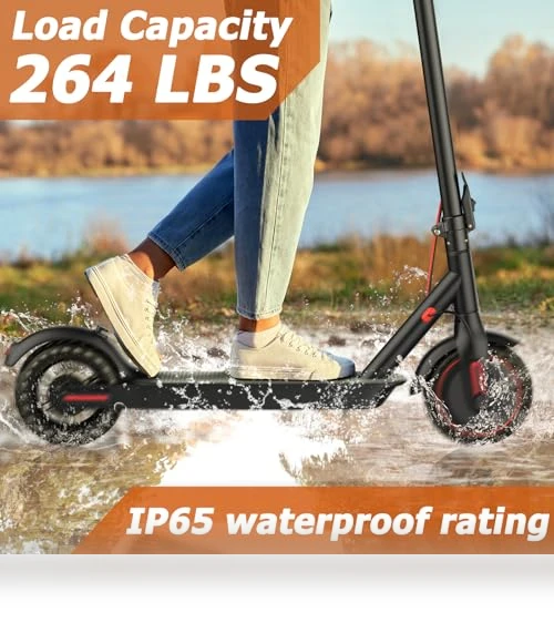 Electric Scooter for Adults with 350W Motor, 281Wh Battery, 8.5" Tires, Up to 22 Miles Range — Electric Vehicles, Qlaway