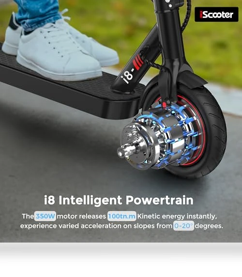 Electric Scooter for Adults with Cruise Control and Double Braking Systems — Electric Vehicles, iScooter