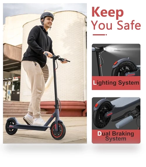 Electric Scooter for Adults with Dual Suspension and APP Control — Electric Vehicles, V1