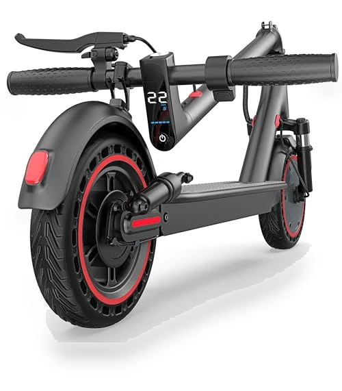 Folding Electric Scooter for Adults with Dual Braking and Suspension — Electric Vehicles, MAXSHOT