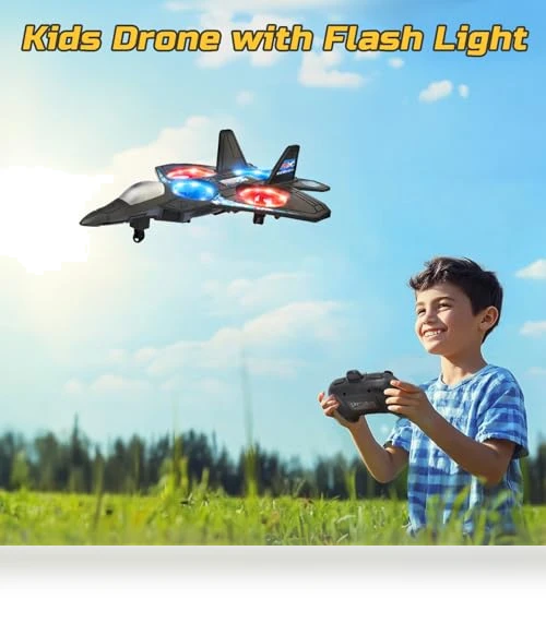 Foam RC Airplane Drone for Kids with Auto Hovering and 360° Flip — Flying Toys, HOLYFUN
