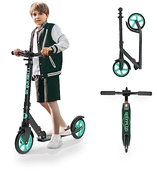 Foldable Kick Scooter with 8IN Wheels for Kids, Teens & Adults — Push Scooters, WAYPLUS