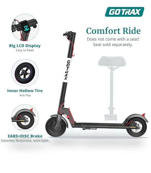 GXL V2 Electric Scooter with 8.5" Solid Tire, 250W Motor, Foldable Design — Push Scooters, Gotrax