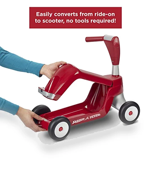 Toddler Scooter and Ride On Toy for Kids Ages 1-4 Years — Balance Bikes, Radio Flyer