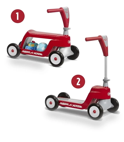 Toddler Scooter and Ride On Toy for Kids Ages 1-4 Years — Balance Bikes, Radio Flyer