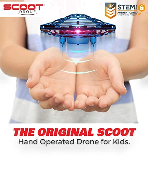 Hand Operated Motion Sensor Drone for Kids and Adults - LED Indoor UFO Toy — Flying Toys, Force1