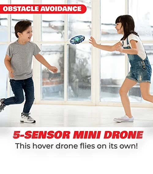 Hand Operated Motion Sensor Drone for Kids and Adults - LED Indoor UFO Toy — Flying Toys, Force1
