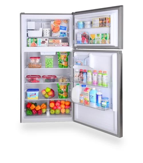 33 in. 20.4 cu. ft Capacity Refrigerator/Freezer with Ice Maker, Adjustable Shelves, ENERGY STAR Certified — Cooling Solutions, Kenmore