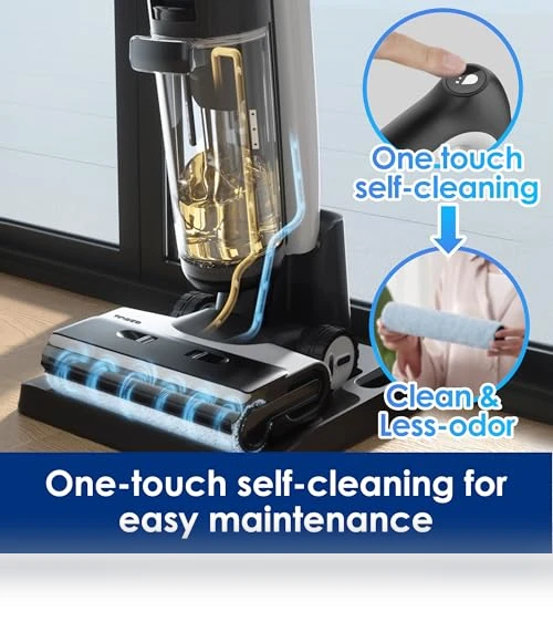 Cordless Wet Dry Vacuum Cleaner with Self-Cleaning, Smart Mop for Hard Floors — Vacuums, Tineco