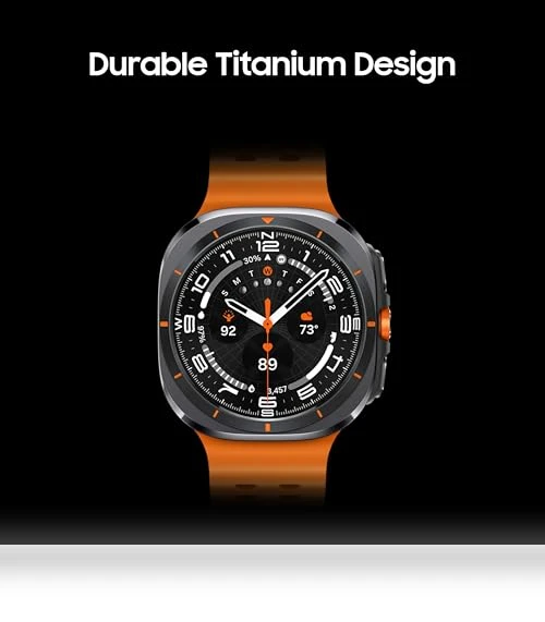 Galaxy Watch Ultra 47mm LTE AI Smartwatch with Energy Score, Wellness Tips, Heart Rate Tracking — Smartwatches, Samsung