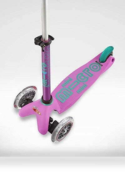 Mini Deluxe Three Wheeled Lean-to-Steer Scooter — Balance Bikes, Micro