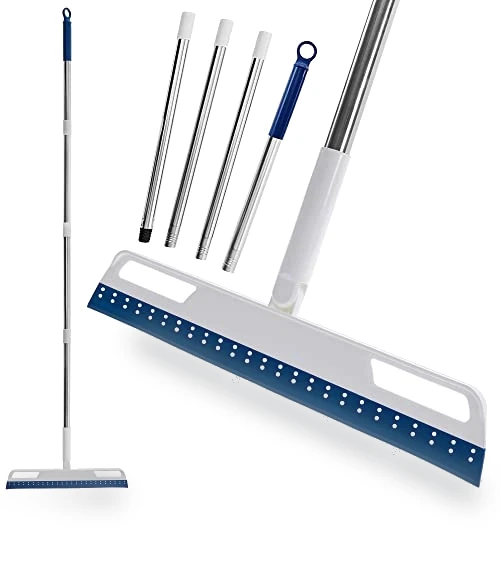 Multifunction Magic Air Broom, 4 in 1 Rubber Squeegee Sweeper for Floor Bathroom Kitchen Shower Tile Pet Hair — Sweepers, Euedue