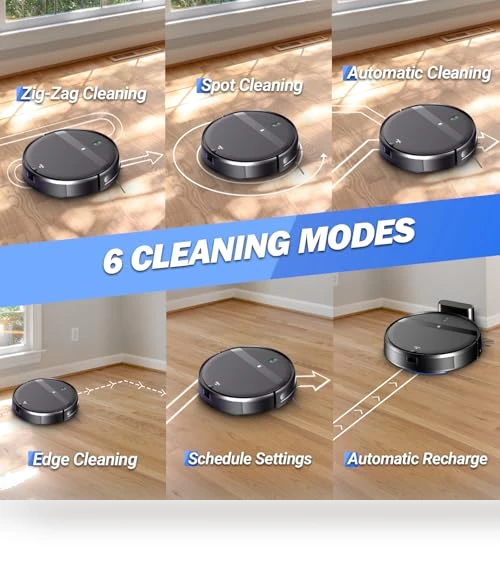 Robot Vacuum and Mop Combo with App/Alexa Control — Smart Cleaning Robots, Kilgone