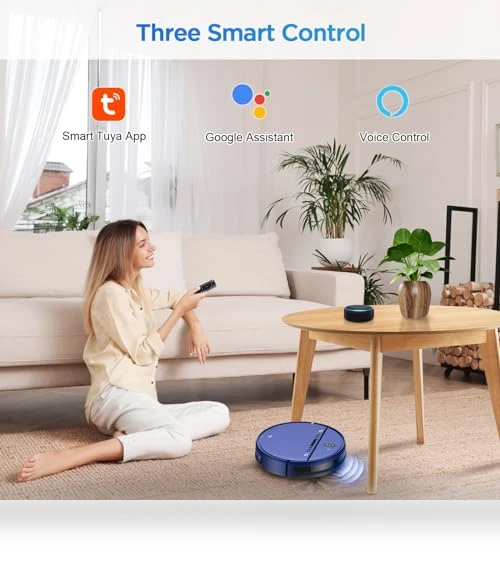 2-in-1 Robot Vacuum and Mop Combo for Pet Hair, Hard Floor and Carpet — Vacuums, ZC WAS