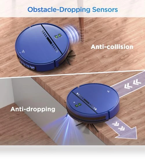 2-in-1 Robot Vacuum and Mop Combo for Pet Hair, Hard Floor and Carpet — Vacuums, ZC WAS