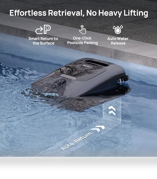 AI-Powered Cordless Pool Vacuum Robot with 5-in-1 Cleaning — Automated Pool Maintenance, Beatbot